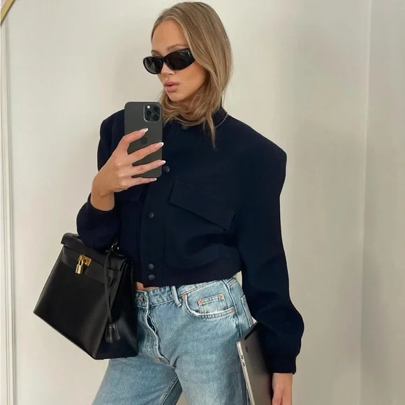 ZARA Maxi Pocket Bomber - Picture 2 of 10